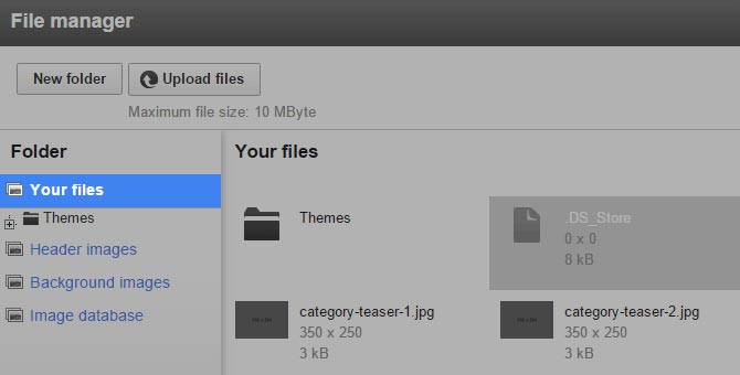 Your files