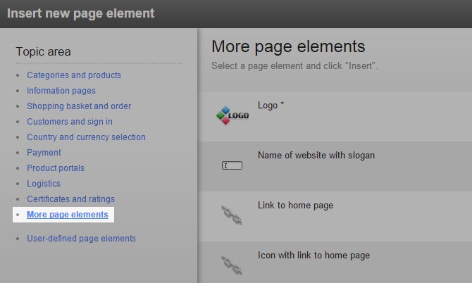 Select more page elements
