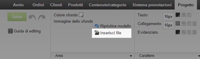 Select insert file